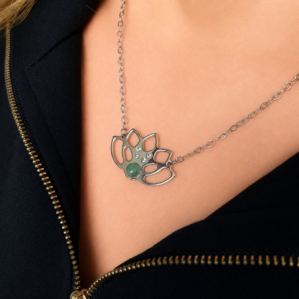 Loto Aura con zirconia