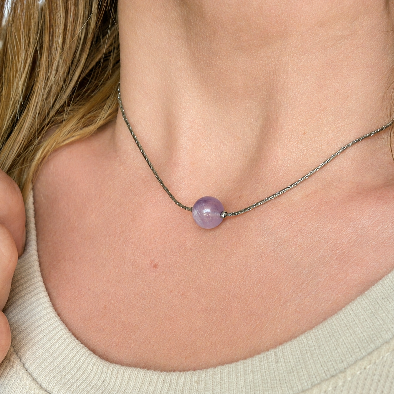 Perla in pietra naturale