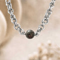 Collana con sfera in Pirite