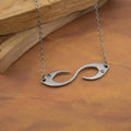 Collana Infinito con zirconia cubica