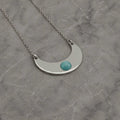 Collana Luna con pietra naturale