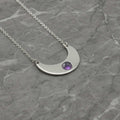 Collana Luna con pietra naturale