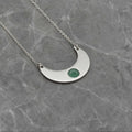 Collana Luna con pietra naturale