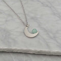 Collana Mini Luna con pietra naturale