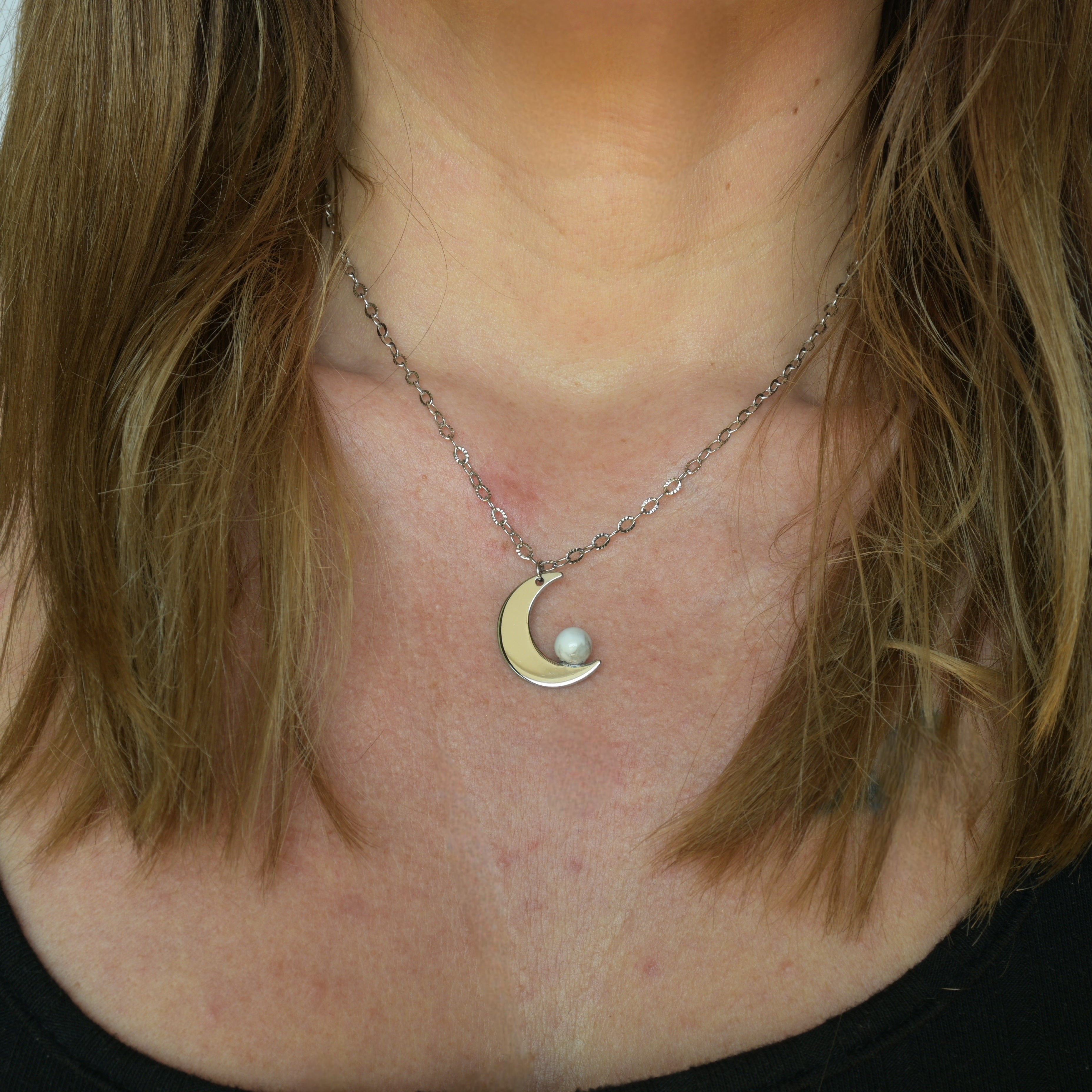 Mini Luna con pietra naturale