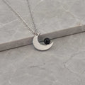 Collana Mini Luna con pietra naturale