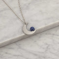 Collana Mini Luna con pietra naturale