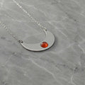 Collana Luna con pietra naturale
