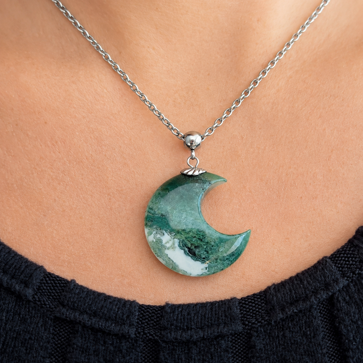 Luna in Agata albero(Muschiata