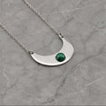 Collana Luna con pietra naturale