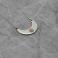 Collana Luna con pietra naturale