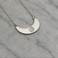 Collana Luna con pietra naturale