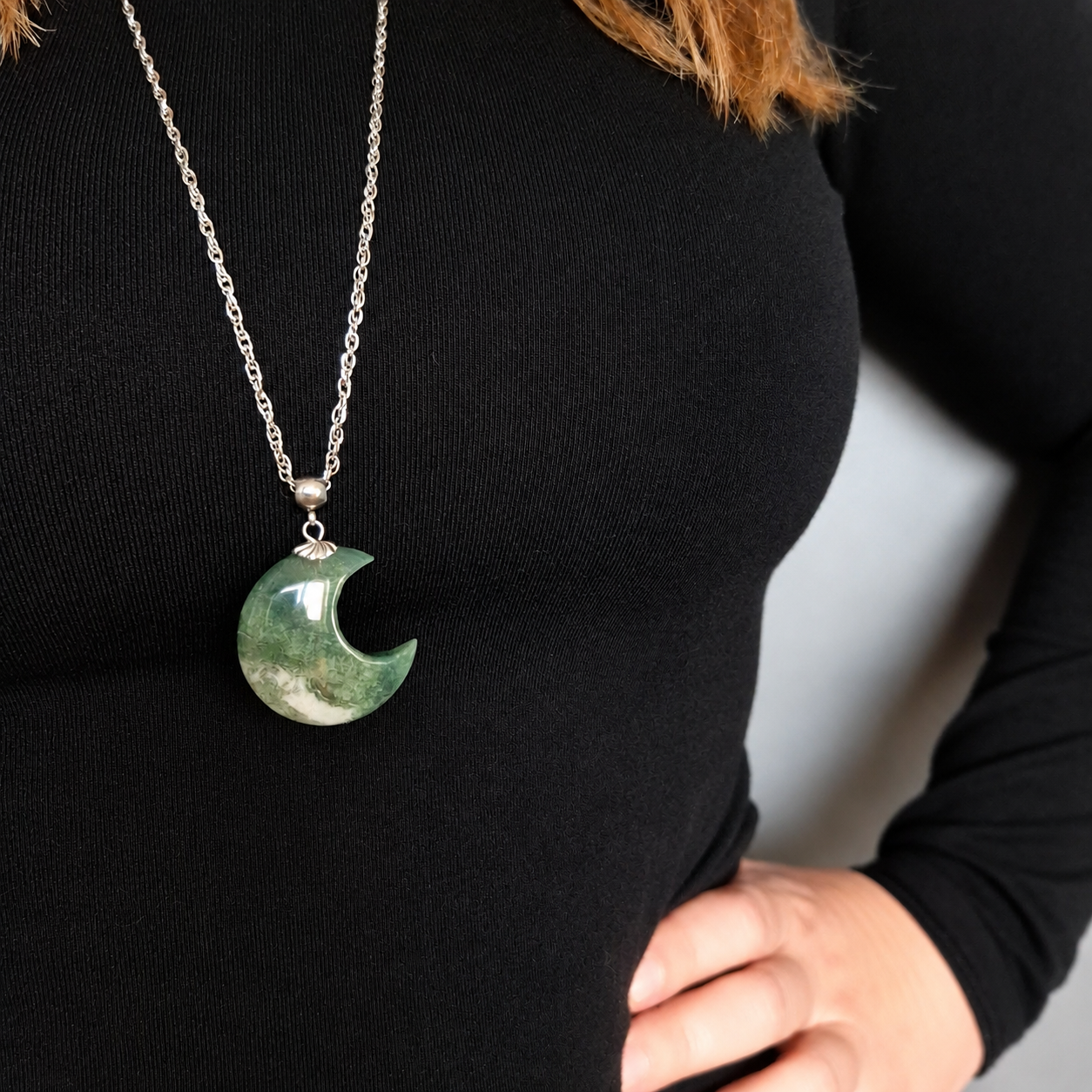 Luna in Agata albero(Muschiata