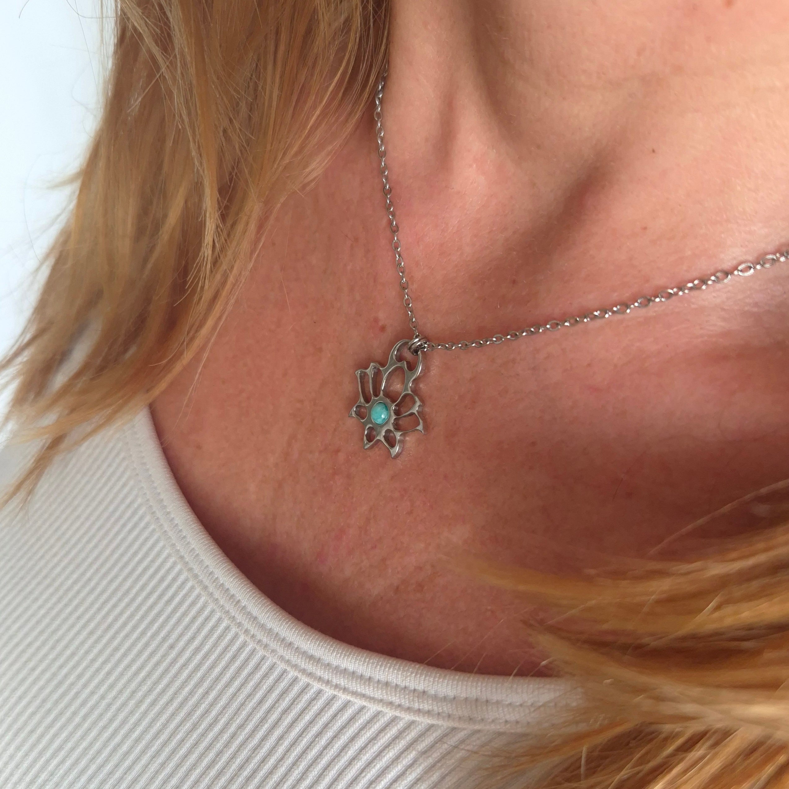 Mini loto con pietra naturale