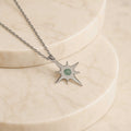Collana Mini Stella Polare con pietra naturale