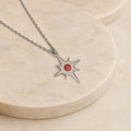 Collana Mini Stella Polare con pietra naturale