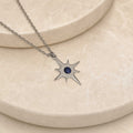Collana Mini Stella Polare con pietra naturale