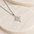 Collana Mini Stella Polare con pietra naturale