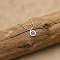 Collana Punto Luce con pietra naturale