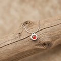 Collana Punto Luce con pietra naturale