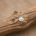 Collana Punto Luce con pietra naturale