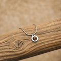 Collana Punto Luce con pietra naturale
