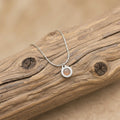 Collana Punto Luce con pietra naturale