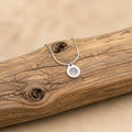 Collana Punto Luce con pietra naturale