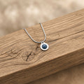Collana Punto Luce con pietra naturale