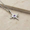 Collana Stella Polare con pietra naturale