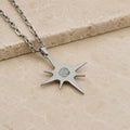 Collana Stella Polare con pietra naturale