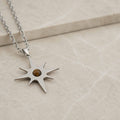 Collana Stella Polare con pietra naturale