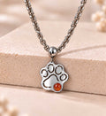 Collana Zampa con pietra naturale