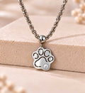 Collana Zampa con pietra naturale