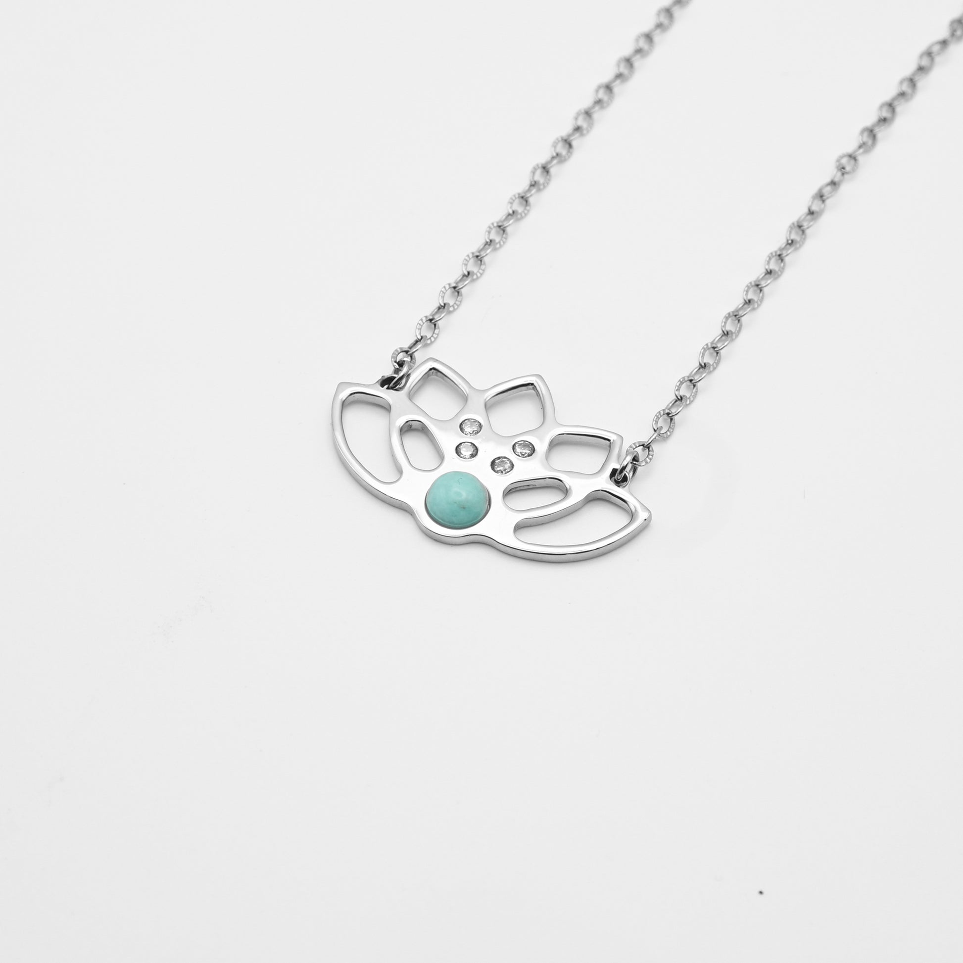 Modern Lotus Necklace - Large