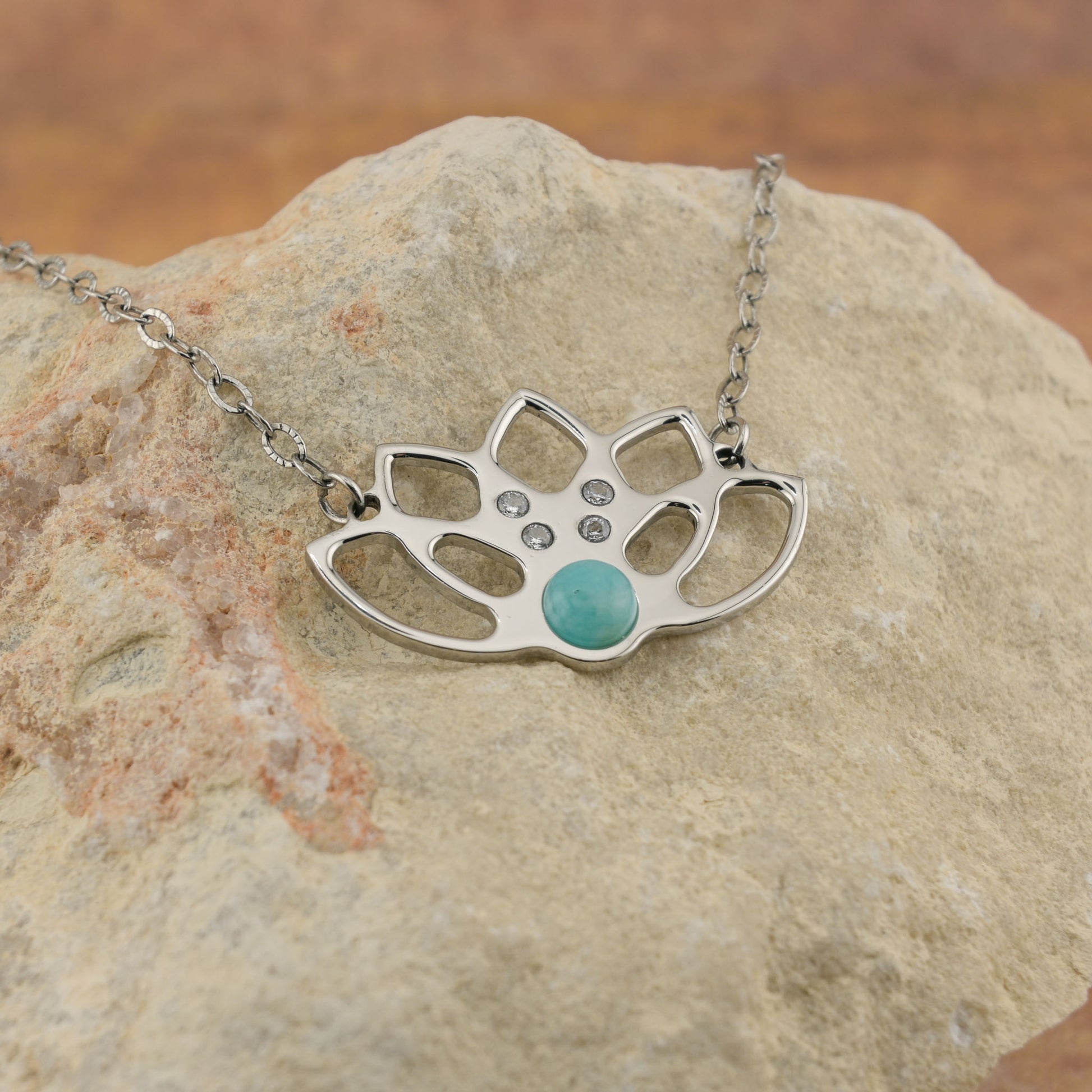 Loto aura con zirconia
