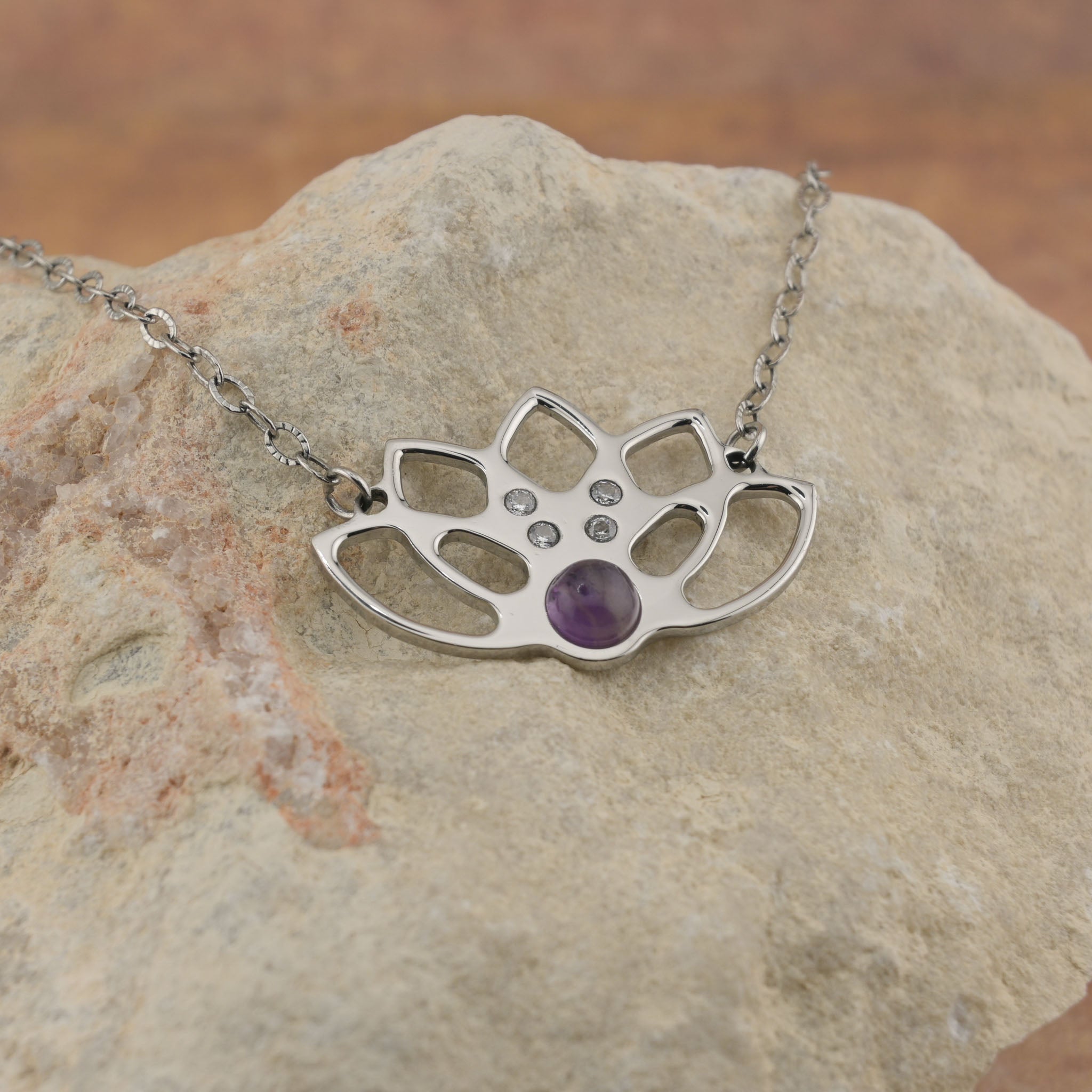 Loto aura con zirconia