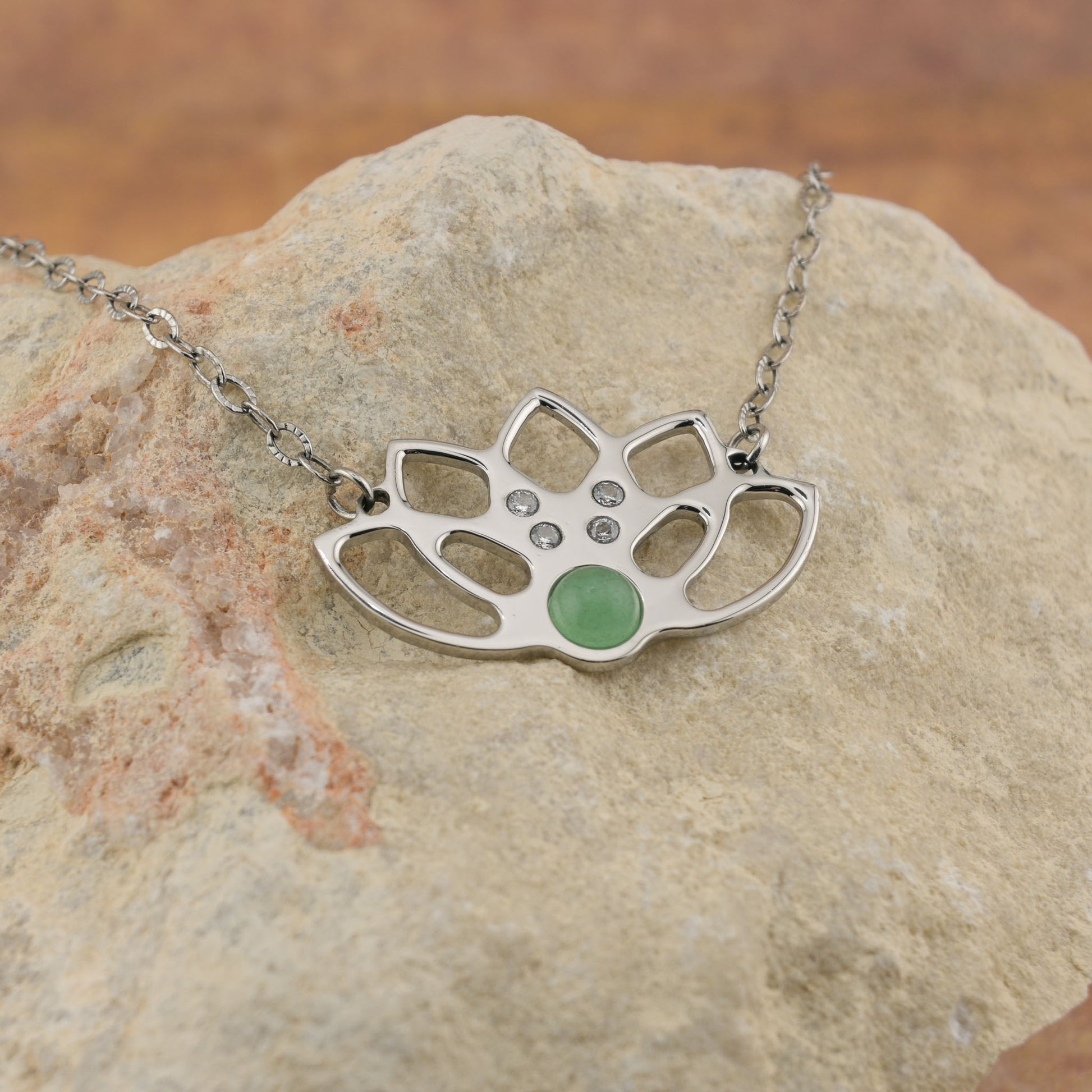 Loto aura con zirconia