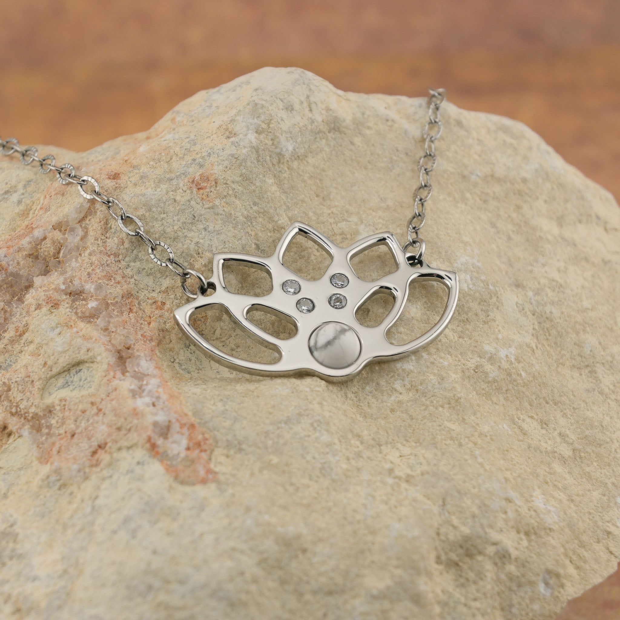 Loto aura con zirconia