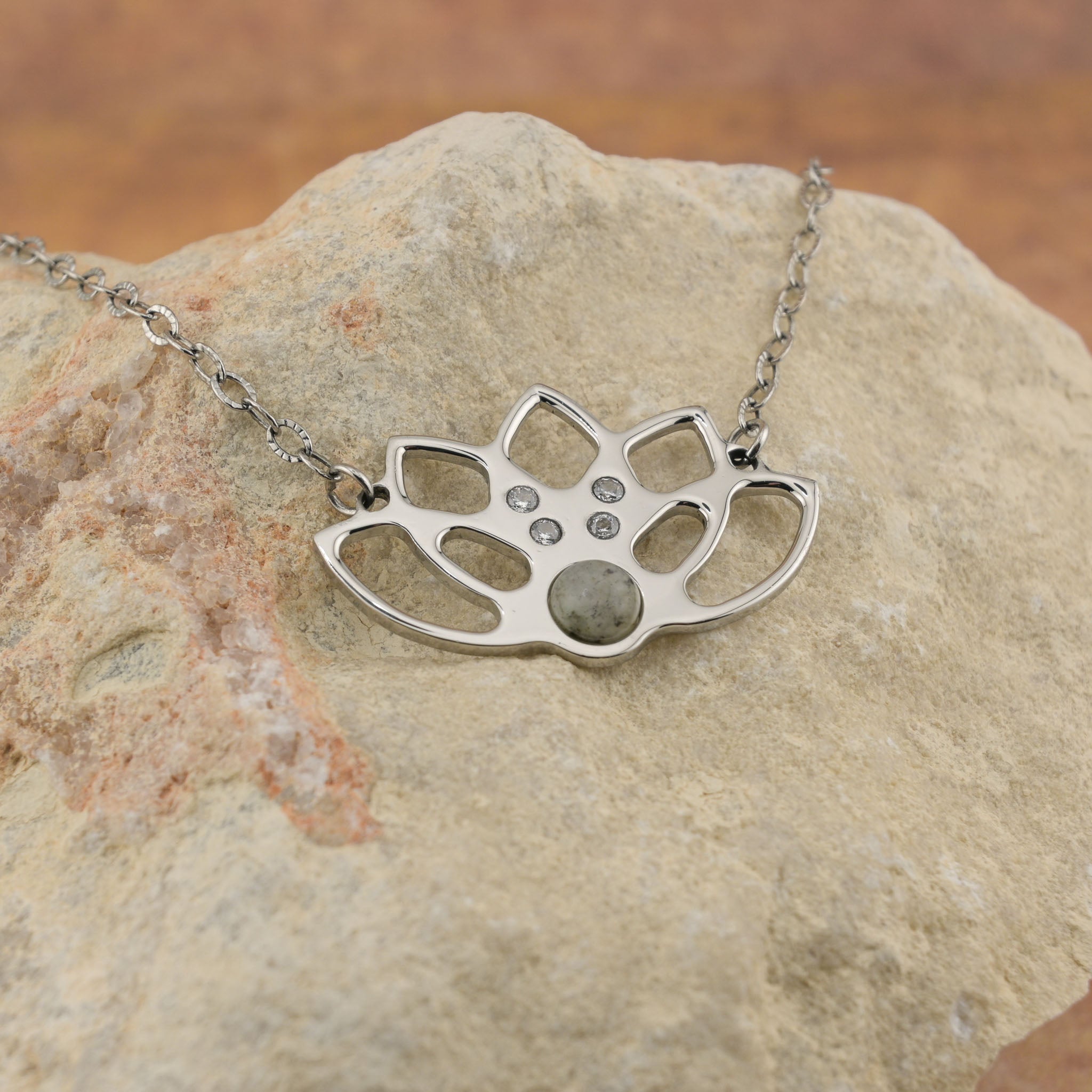 Loto aura con zirconia