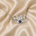 Collana Loto Aura con pietra naturale e zirconia