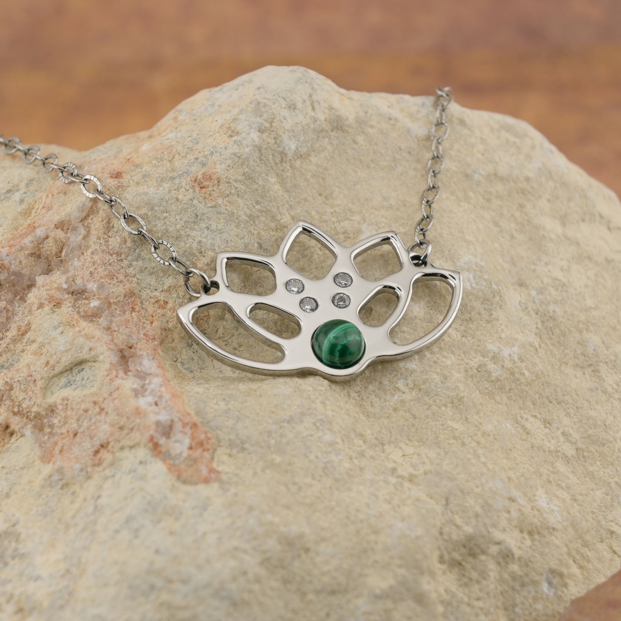 Loto aura con zirconia