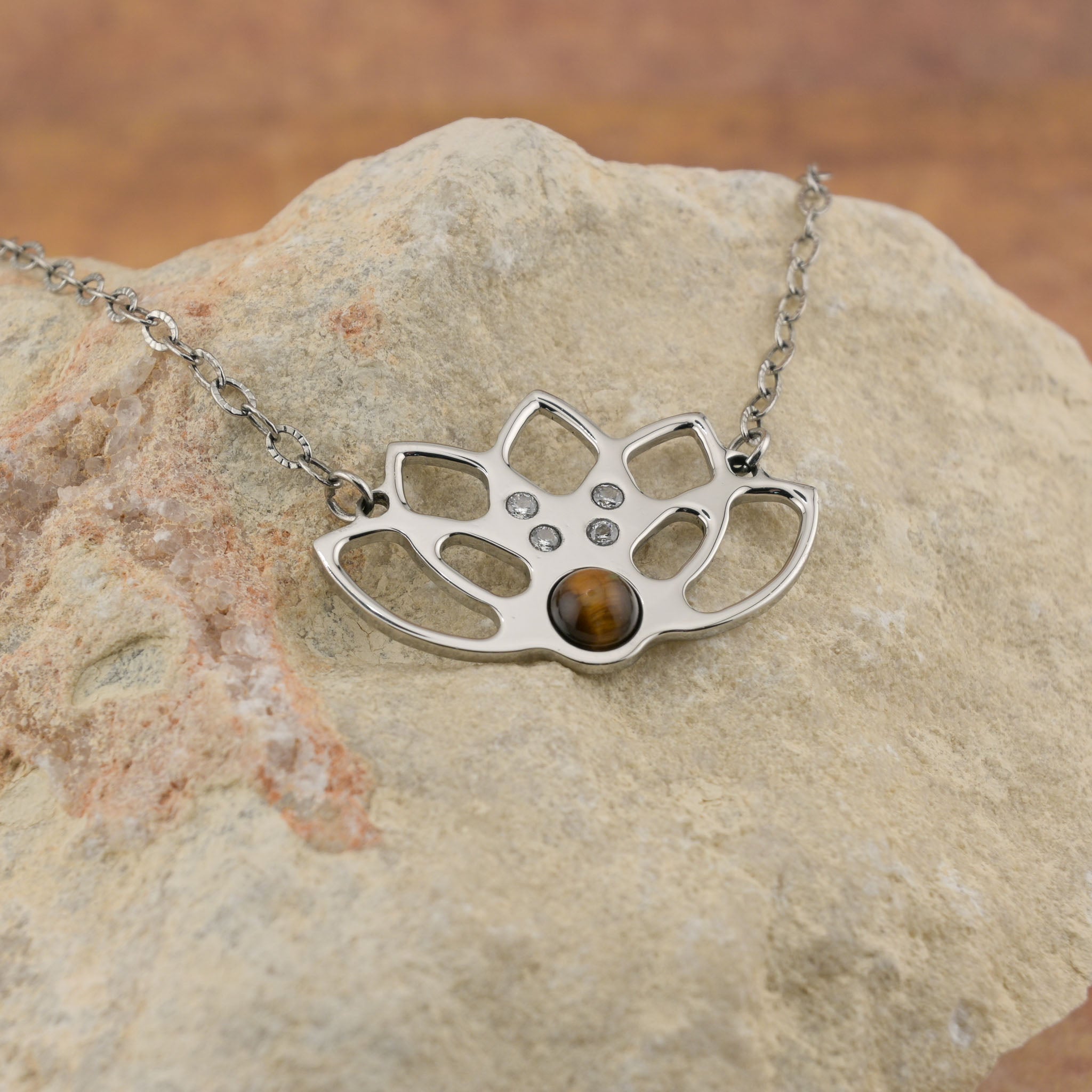 Loto aura con zirconia