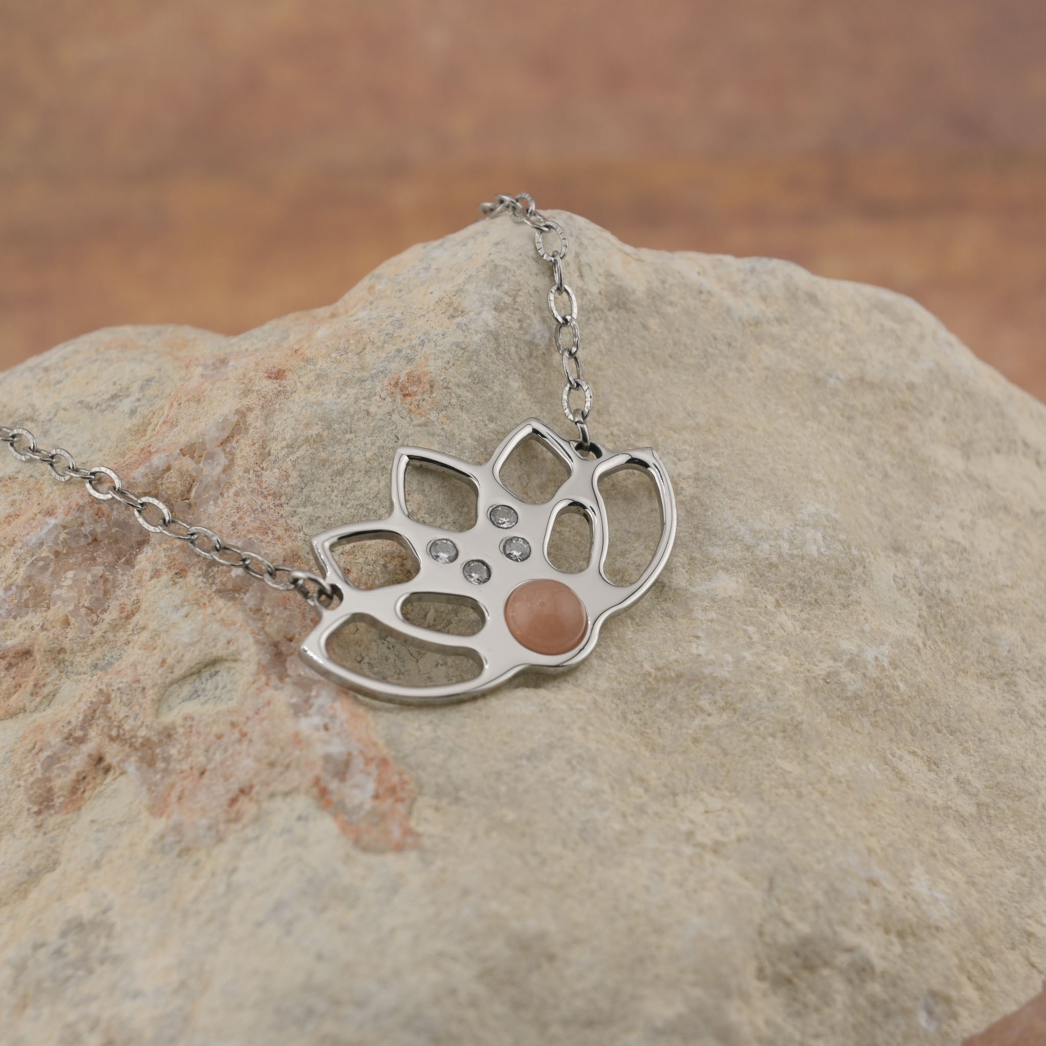 Loto aura con zirconia