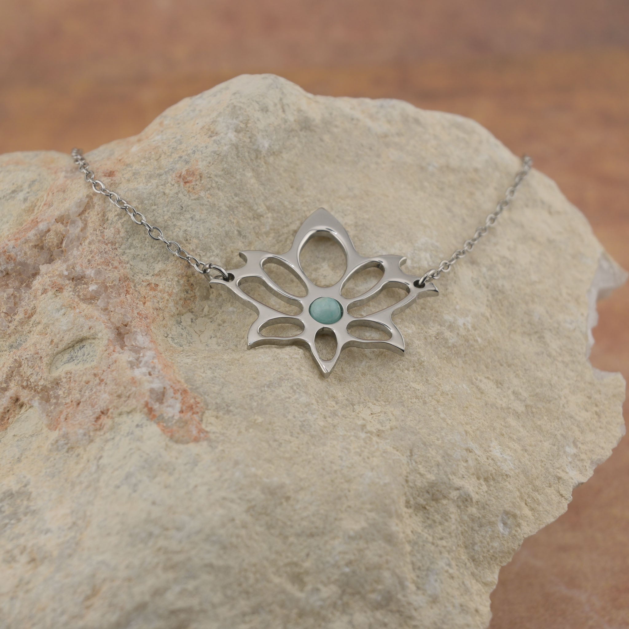 Loto con pietra naturale