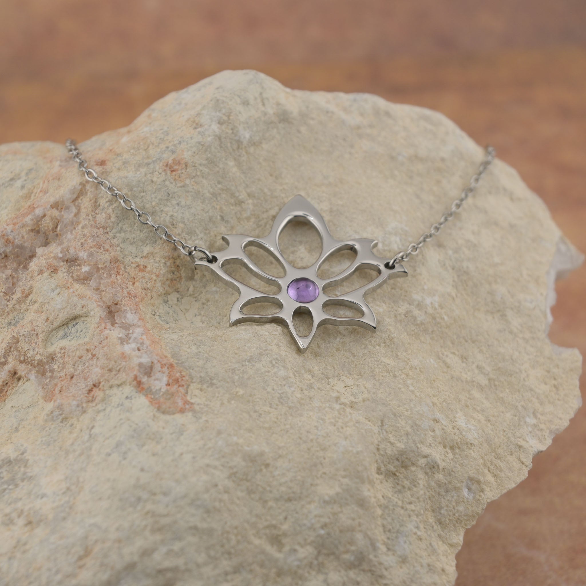 Loto con pietra naturale