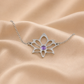 Collana Loto con pietra naturale