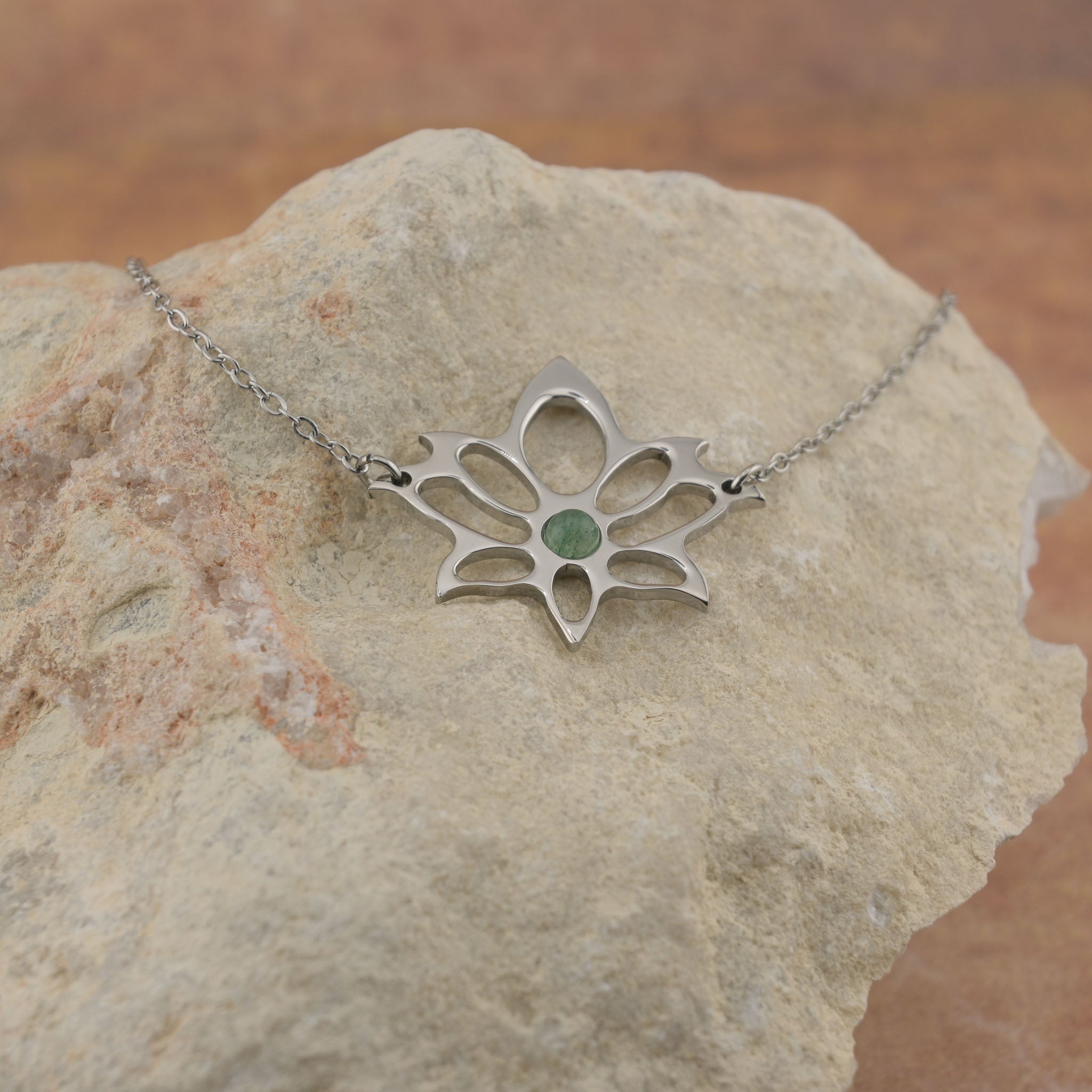 Loto con pietra naturale