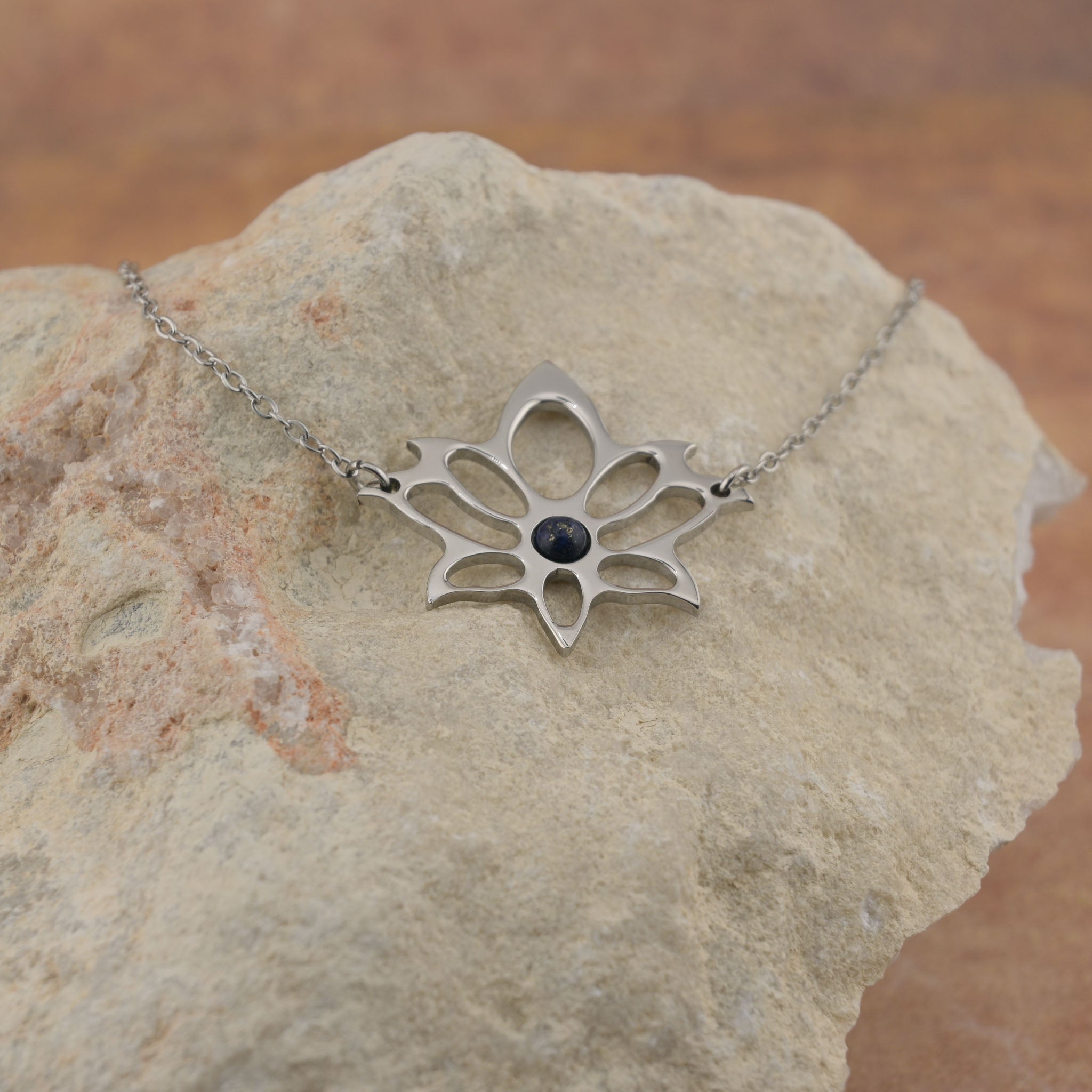 Loto con pietra naturale