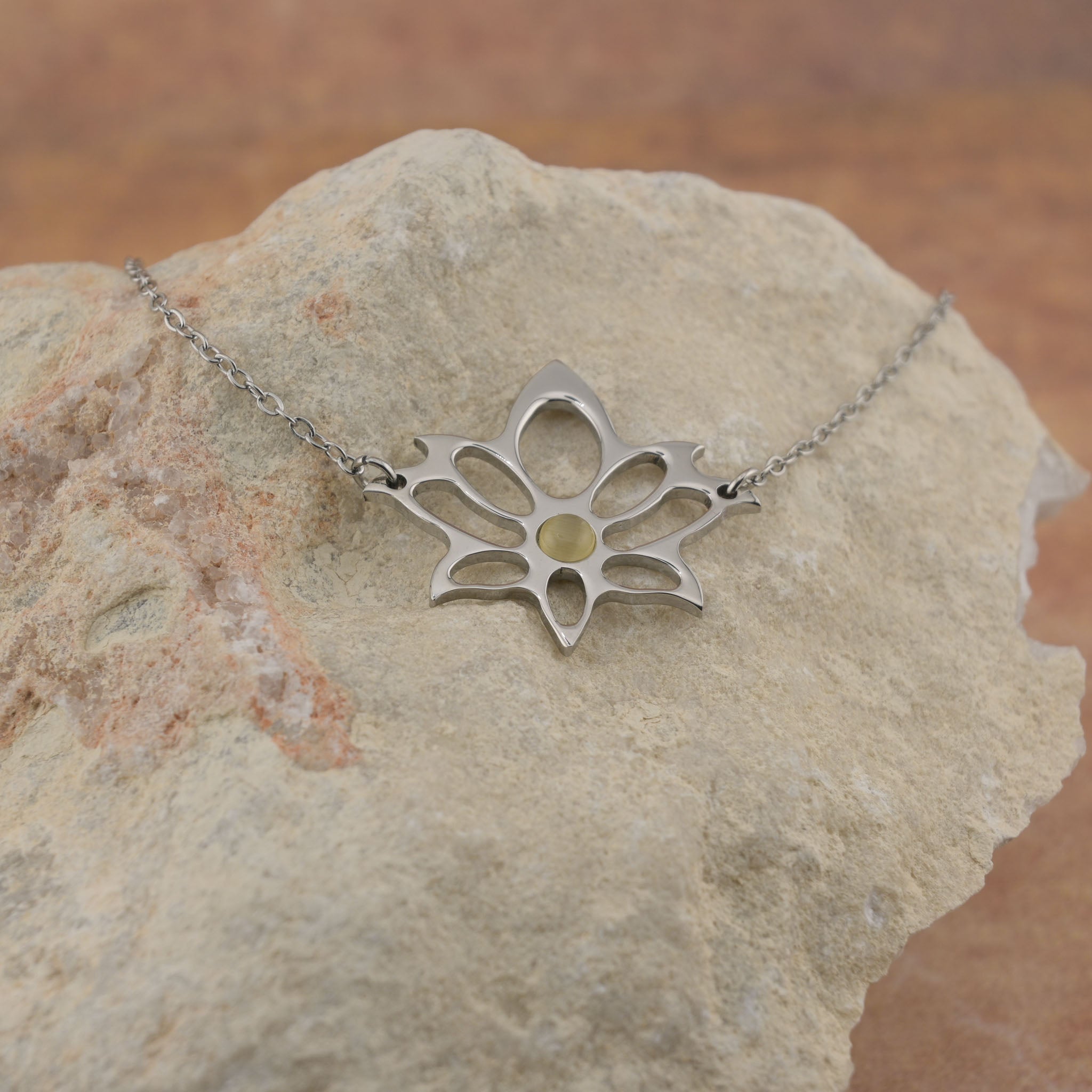 Loto con pietra naturale